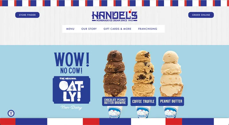 Handel's Homemade Ice Cream — Handel's Homemade Ice Cream — franchise back-end build