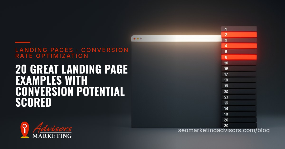 20 Landing Page Examples Scored for Conversion Potential